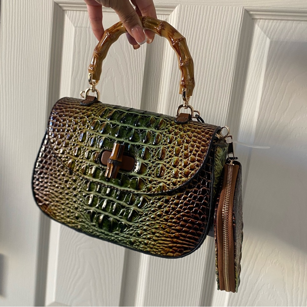 Green And Brown Bag